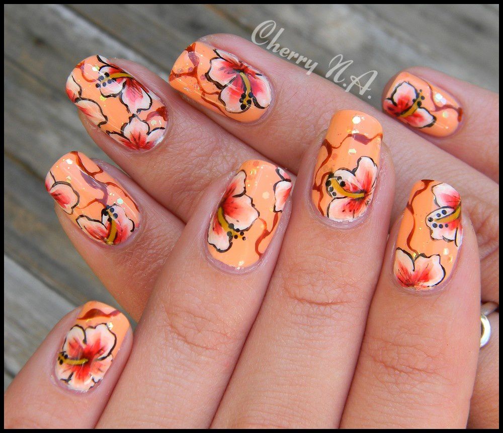 nail-art-design-decoration-ongles-fleur-one-stroke-hibiscus.JPG